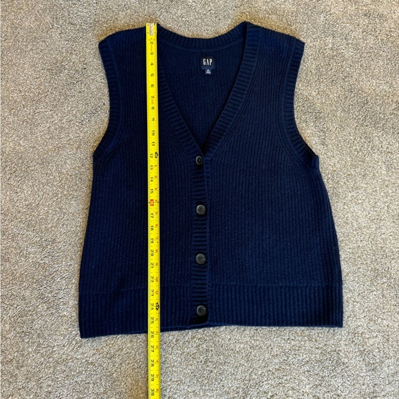 Gap Tall Knit Vest Navy - Picture 6 of 7